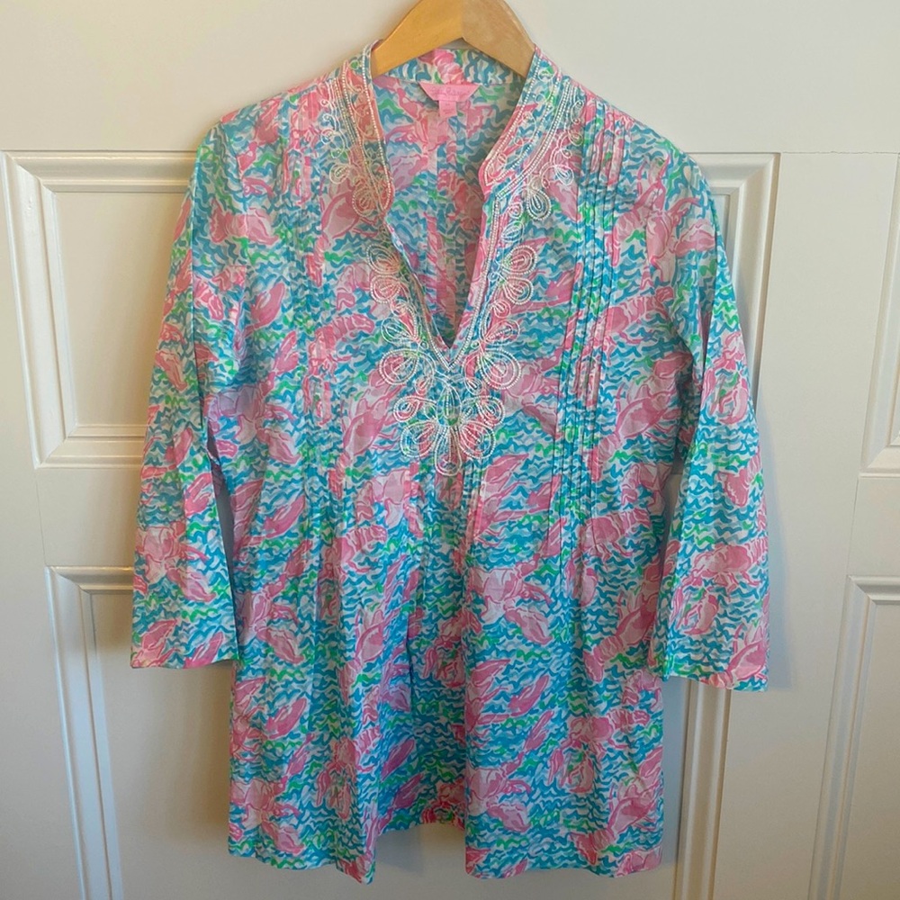 Lilly Pulitzer Lobstah Rolll Tunic